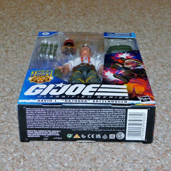 2022 Hasbro G.I. Joe Classified 6" Tiger Force Bazooka Figure MIB Brand New - Picture 7 of 8